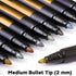 Dyvicl Metallic Marker Pens - Set of 10 Medium Point Metallic Markers for Rock Painting, Black Paper, Card Making, Scrapbooking Crafts, DIY Photo ...