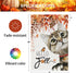 Fall Cat Garden Flags 12x18 Inch Double Sided, Hello Fall Cat Maple Small Yard Flags Seasonal Decorations for Outdoor...