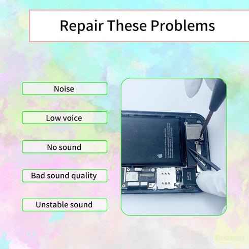 Loud Speaker Buzzer Ringer for iPhone 11 Connector Flex Cable Module Replacement for iPhone Xr Fix Loudspeaker Sound Repair Audio Assembly Replace...