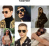 Classic Vintage Aviator Sunglasses for Women Men Large Frame Retro 70s Sunglasses...