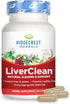 Ridgecrest Herbals LiverClean, Herbal Liver Support Supplement, Blessed Thistle, Dandelion, Detox, Cleanse Support, Healthy Bile (60 Caps, 30 Serv...