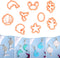 Puocaon Ocean Life Clay Cutters - 9 Shapes Polymer Clay Cutters for Earrings, Coral Shapes Clay Cutters for Polymer Clay Jewelry Making, 3D Print ...