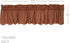 VHC Brands Burgundy Check Primitive 16"x72" Valance Red Rod Pocket Cotton Kitchen Window Curtains...