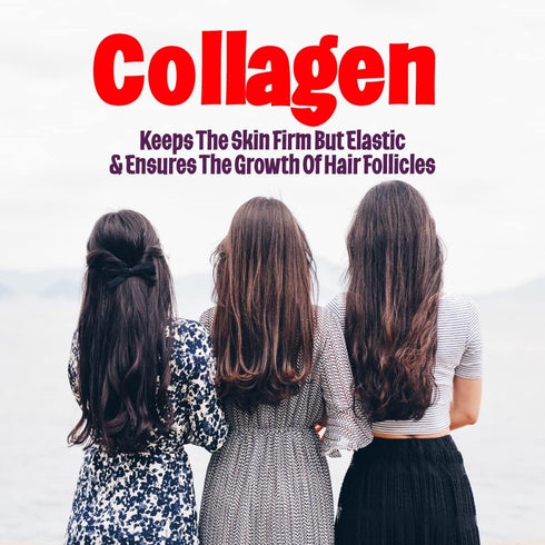70 Hair Gummies Biotin 6000mcg Collagen Silicon PABA & Multivitamins | Hair Skin and Nails Vitamins Gummy for Women | B Complex Folic Acid 400mcg ...