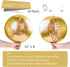 PartyWoo Metallic Gold Foil Balloons 6pcs 22 Inch Large Round Foil Big Giant Orbz 4D Jumbo Inflatable Mirror Ball Mylar Balloons for Graduation Bi...