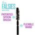 Maybelline Volum' Express Falsies Volumizing, Washable Mascara, Blackest Black, 1 Count...