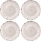 Supreme Housewares 4-Piece 6 Inch Melamine Dessert Plates Appetizer Dinner Plates Small Serving Plates Party Plates Round Plate for Dessert Snack ...