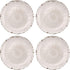 Supreme Housewares 4-Piece 6 Inch Melamine Dessert Plates Appetizer Dinner Plates Small Serving Plates Party Plates Round Plate for Dessert Snack ...