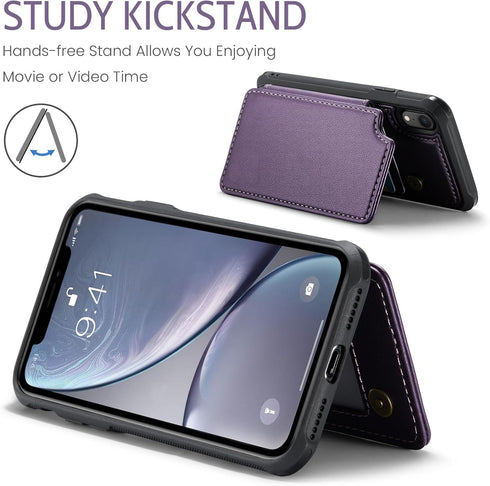 Asuwish Phone Case for iPhone XR 6.1 Wallet Cover with Screen Protector and RFID Blocking Card Holder Stand Cell Accessories iPhoneXR iPhone10R i ...