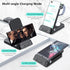 Wireless Charger for Samsung, RAUGEE Foldable 3 in 1 Fast Wireless Charging Station for Samsung Galaxy S24/24+/24 Ultra/S23 Ultra/S23+/S22/Z Fold/...