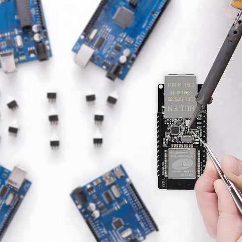WT32-ETH01 Development Board Ethernet - ESP32 Development Board Module Embedded Serial Port to Ethernet 2.4GHz Wi-Fi & Bluetooth Dual-Mode Support...