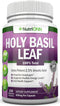 Holy Basil Leaf Capsules - 500mg - 2.5% Ursolic Acid - 120 Vegan Capsules - Real Tulsi Extract Supplement - Positive Mindset - Adaptogenic & Ayurv...