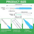 Zopeal 250 Pcs Interdental Brush for Braces Disposable Braces Flossers Dental Picks Floss Toothpick Dental Teeth Flossing Head Oral Hygiene Flosse...