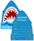 Yangmics Direct 25 Pack Shark Birthday Party Invitations with Envelopes-Double Sided -Shaped Fill-In Invitations-Shark party supplies...