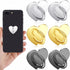 6 Pcs Cell Phone Ring Holder Stand Phone Ring Holder Adhesive Metal Phone Finger Grip Universal Ring Holder for Cell Phone Tablet, Sticky Phone Ch...