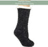 Elanze Designs Simple Knit Womens One Size Plush Lined Non Skid Indoor Slipper Socks...