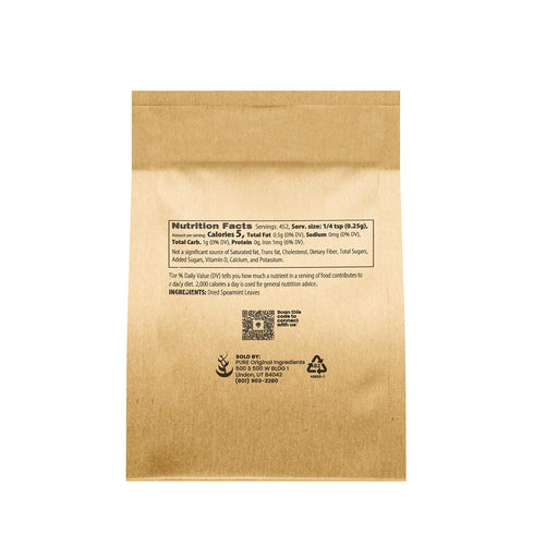 Dried Spearmint Leaves (4 oz) Fresh Flavor, Loose Leaf Tea Additive, Cool & Refreshing, Add to Tea...