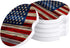 Independence Day 4th of July Cup Holders Car Coasters for Women/Men - 2 Pack Absorbent Ceramic Stone Drinks Automotive Cup Holders Coaster Set Pat...