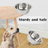 4 Pack Stainless Steel Dog Bowls, 8 Inch Basic Metal Dog Bowls Food and Water Dish for Small Large Dogs, Puppy...