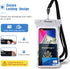 ProCase 2 Pack Waterproof Phone Pouch, Underwater Phone Case Up to 7", Dry Bag for iPhone 16 15 14 13 Pro Plus Max, Galaxy S24 S23 S22 Ultra Pixel...
