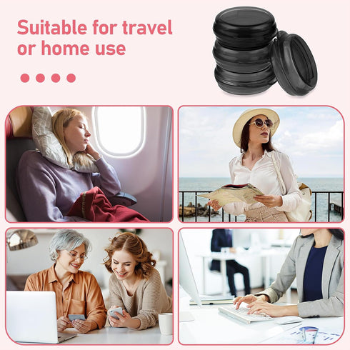 4PCS Portable Medicine Pills Case Small Pill Box Cute Medicine Case Compact Portable Pocket Purse Storage Container Earplug Bag Round Holder Bottl...