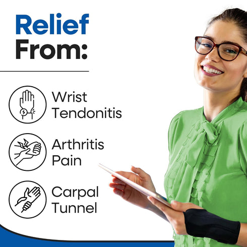 Carpal Tunnel Wrist Brace Night Support | Arm Brace Wrist Guard | Wrist Splint & Hand Brace | Carpal Tunnel Syndrome & Wrist Tendonitis Pain Relie...