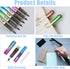 LUTER 6pcs Inkless Pencils, Infinity Pencils with Erasers and 6 Replacement Nibs, Reusable Pencil for Students Eternal Pencil for Writing Drawing ...