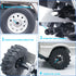 4 PCS 5mm to 7mm Wheel Hex Adapters (+10mm) for 1/10 WPL D12 RC Truck Car 1/24 SCX24 RC Upgrades Accessories Black...