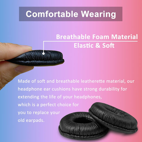 Ear Cushions for Jabra Headset, 50mm Earpads Replacement Headphone Covers for Jabra PRO 920 930 9470 9400BS GN2000 Biz 1500 1900 2300 2400II Plant...