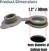 Bathtub Stoppers, Silicone Bathtub Stopper, Fits Most Baby Bathtubs, 5 Sizes of Baby Bath tub Plugs (1.2'' I.D.)...