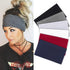 Wide Headbands for Women's 6 Pcak Elastic Headband, Soft Cloth Head Band Non-Slip Sweat-Absorbent Headband Yoga Running Sports Headbands Multicolo...