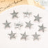 10 Pcs Sliver Rhinestone Buttons Crystal Embellishments for Clothing Jewelry Making DIY Decoration Buttons for Sewing Crafts Wedding Bridal (Silve...