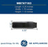 GE WB7X7183 Genuine OEM Handle End Cap (Black) for GE Stove/Oven