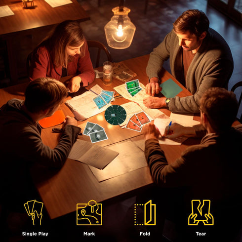 Exit: The Haunted Roller Coaster | Exit: The Game - A Kosmos Game from Thames & Kosmos | Family-Friendly, Card-Based at-Home Escape Room Experienc...