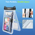 Niveaya [Up to 10.5" Large Floating Waterproof Phone Pouch - 2 Pack, Double Space Waterproof Phone Case with iPhone 15/14/13/12/ Pro Max/Pro/8 Plu...