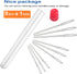 ORRDICE-9 PCS Large-Eye Blunt Needles, Stainless Steel Yarn Knitting Needles, Sewing Needles for Hand Sewing, Crafting Knitting Weaving Stringing ...