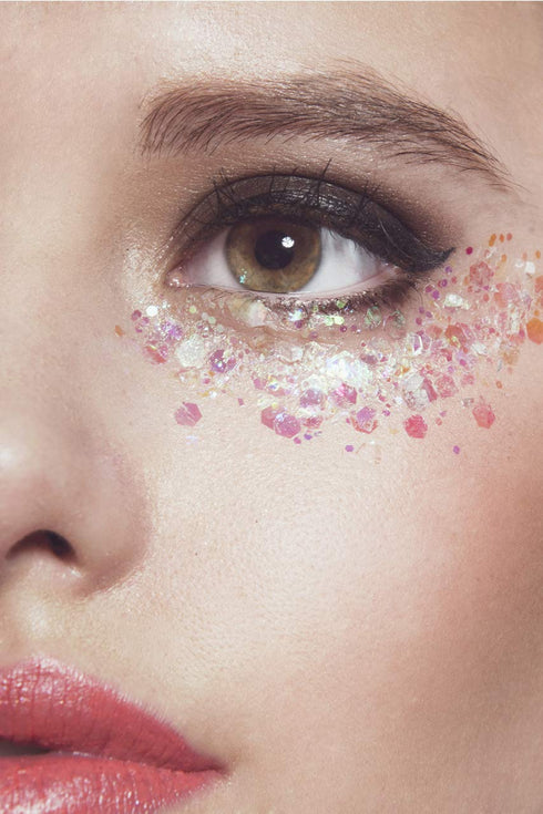 Iridescent Body Glitter - 15g Chunky Holographic Face Glitter, Hair Glitter, Eye Glitter and Body Glitter, Rave Glitter, Festival Accessories, Cos...