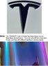 Logo Decal Overlay Stickers for Tesla Model 3 (2017 to 2023), Standard Wrap, 11-pc Set (Gloss Flip Deep Space - Blue/Purple)...