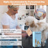 Dog Slicker Brush for Shedding and Grooming Medium or Long Haired Cats, Extra Long & Soft Pin Slicker Brush for Removes Loose Hair, Tangles, Knots...