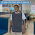 Duro-Med Mealtime Protector, Fancy Print Navy...