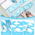 Blue Sky Clouds Bulletin Board Border Classroom Borders for Bulletin Board Scalloped Bulletin Board Decor Blue Board Trim for Bulletin Board Class...