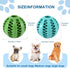 Chew Toy Balls 2pack Interactive Dog Treat Dispensing Ball Rubber Dog Puzzle Toy Chewing Toys for Boredom and Brain Stimulating Game Puppy Teethin...
