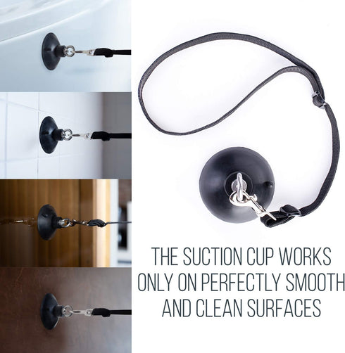 Dog Bathing Tether with Suction Cup for Pet Shower and Grooming...