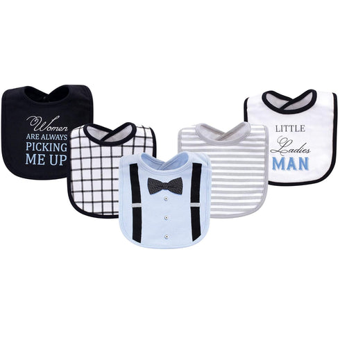 Little Treasure Unisex Baby Cotton Bibs, Ladies Man, One Size...