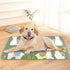 Dog Cooling Mat Ice-Cold Pad for Cat Small Pet Summer Sleeping Mat Cute Travel Cooling Fiber Cool Down Breathable Comfortable Folding Storage Alpa...