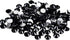 Yantuo Black Rhinestones Flat Back ss16 1440 pcs, 4mm Round Non Hotfix Jet Rhinestone,Bling Diamond Cut Stone Gems for Shoes,Bag,Nail Art, DIY Cra...