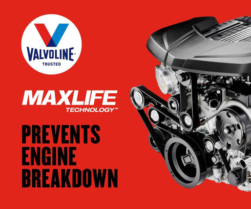 Valvoline High Mileage with MaxLife Technology SAE 5W-30 Synthetic Blend Motor Oil 5 QT...