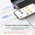 Basesailor USB to USB C Adapter 2 Pack,Type C Female to A Male Power Adapter for iPhone 15 14 13 12 Mini Pro Max,Airpods,iPad Air 4 5,Samsung Gala...
