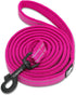 Reflective Dog Leash .Pet Leash for Medium to Large Dogs Outdoor Adventure and Training Fuchsia...
