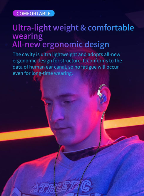 KBEAR Storm in Ear Earphones, Pro Dynamic Driver in-Ear Monitor Headphones for Musicians Singers Drummers,HiFi Stereo, Noise Cancelling Earbuds,De...